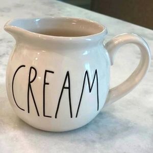 Rae Dunn large letter CREAM